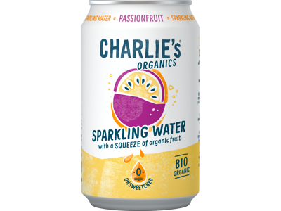 Charlie's Organics Sparkling Water Passionfruit 330 ml