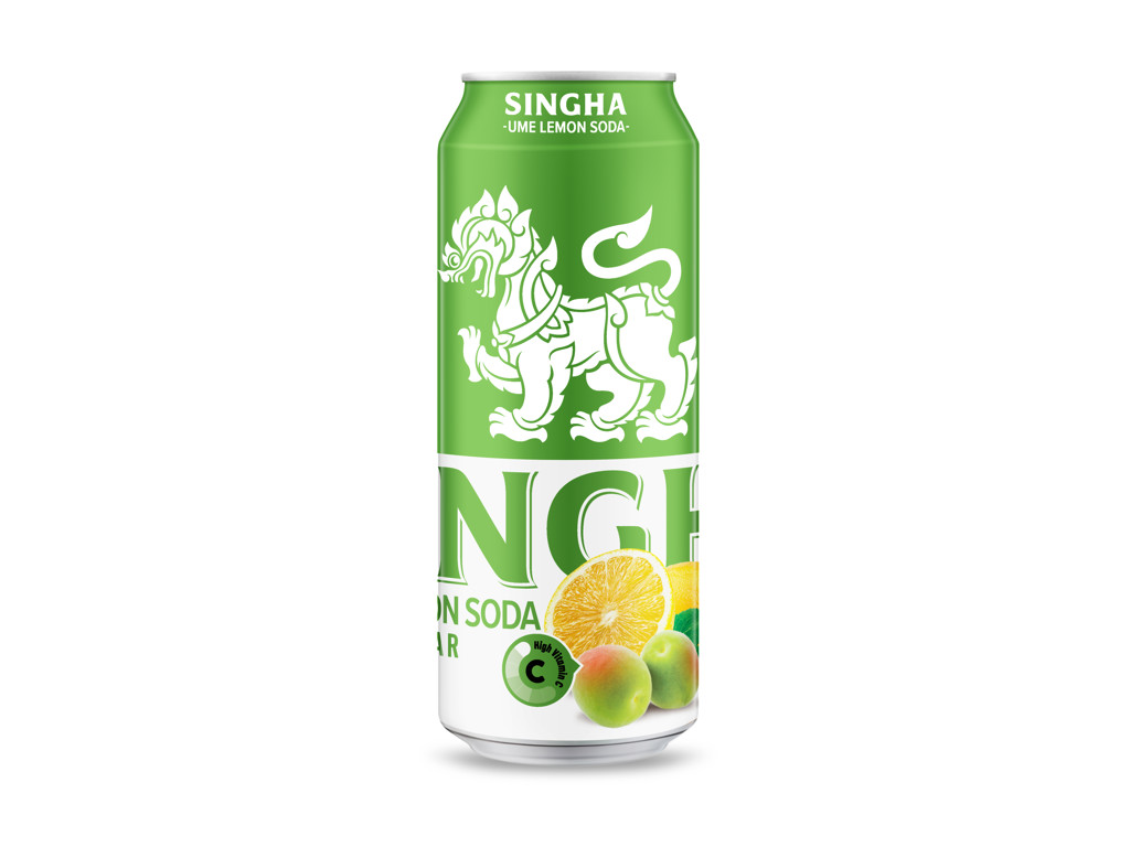 Singha Ume Lemon Soda Zero Sugar 330 ml