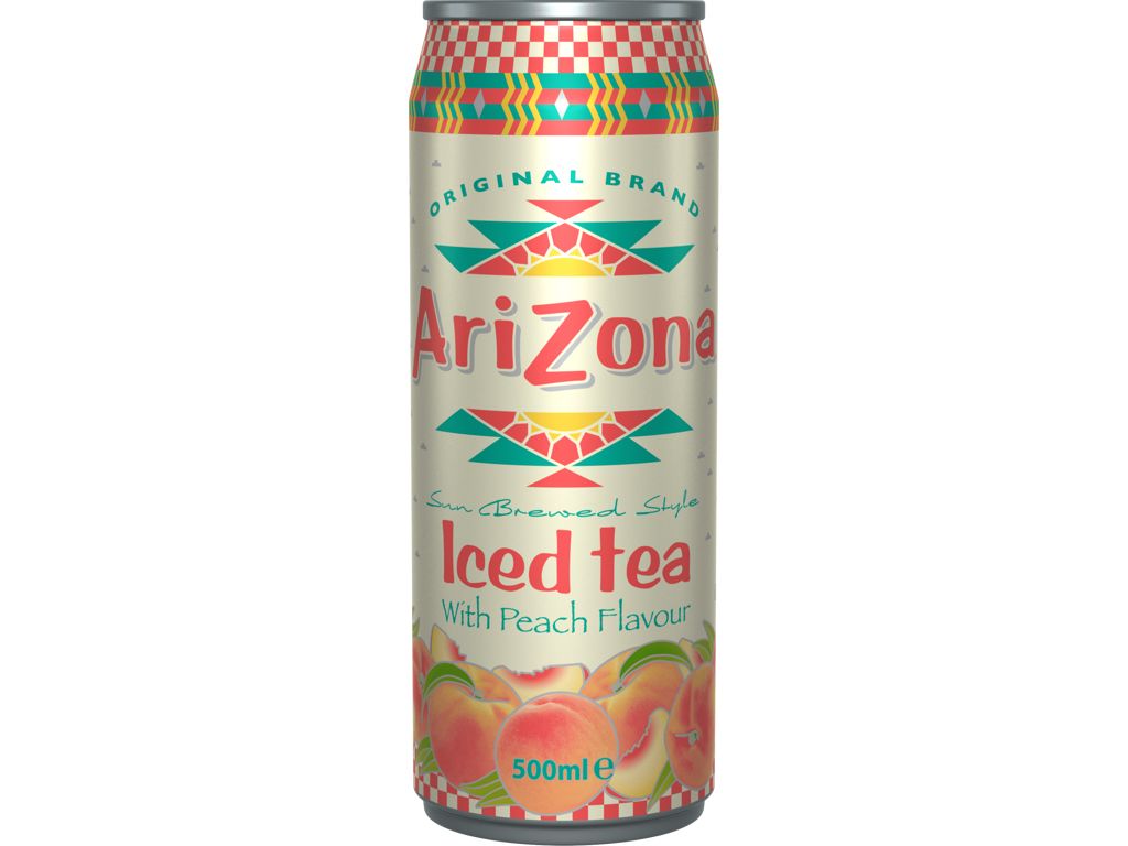 AriZona Iced Tea Peach with Peach Flavour 500 ml