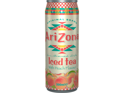 AriZona Iced Tea Peach with Peach Flavour 500 ml