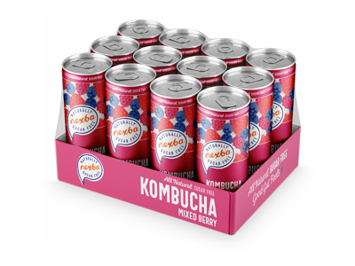 Nexba Kombucha Mixed Berry 330 ml