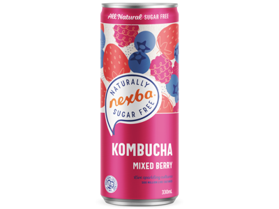 Nexba Kombucha Mixed Berry 330 ml