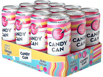 Candy Can Sparkling Marshmallow Zero Sugar 330 ml