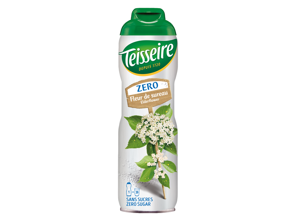 Teisseire Zero Hyldeblomst 600 ml