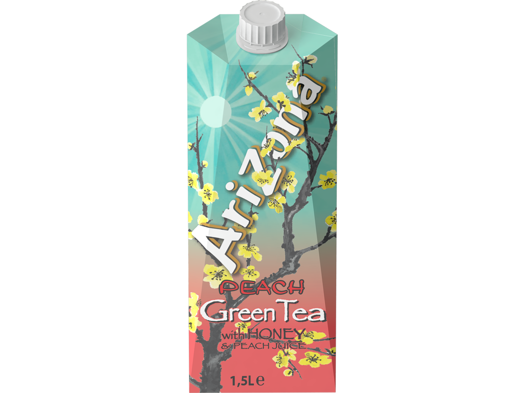 AriZona Green Tea with Honey & Peach Juice 1500 ml