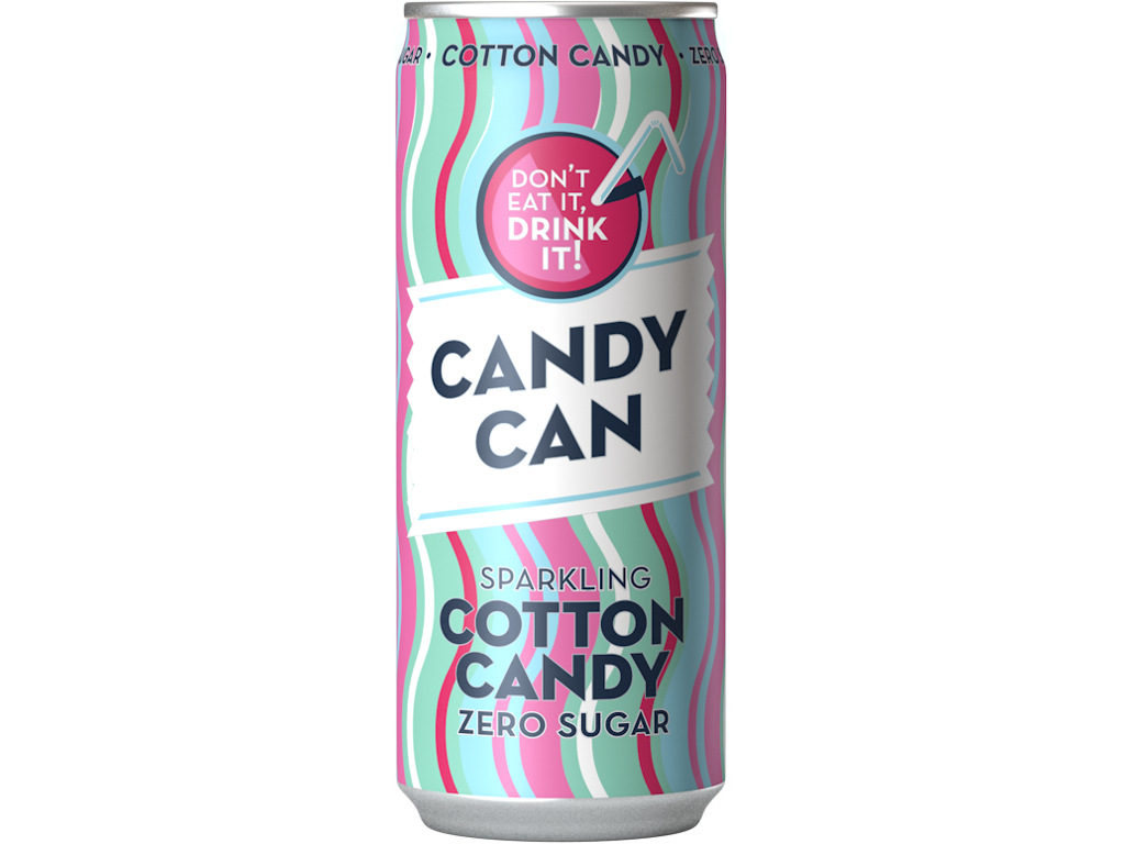  Candy Can Sparkling Cotton Candy Zero Sugar 330 ml