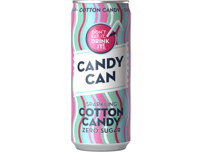  Candy Can Sparkling Cotton Candy Zero Sugar 330 ml