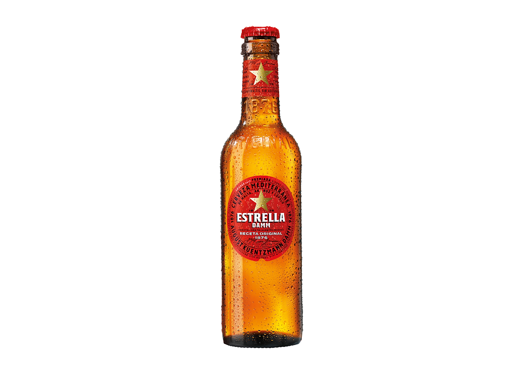 Estrella Damm Barcelona 330 ml glasflaske
