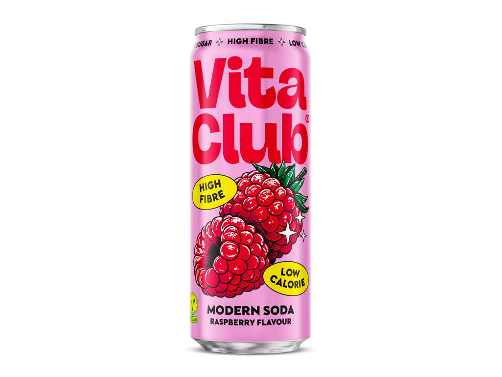 Vita Club Modern Soda Raspberry Flavour 330 ml
