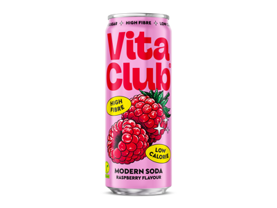 Vita Club Modern Soda Raspberry Flavour 330 ml