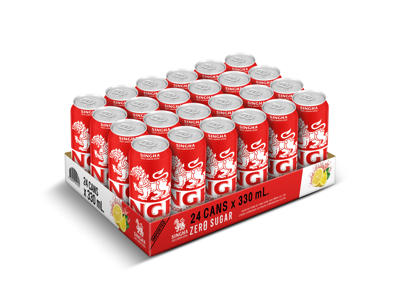 Singha Red Lemon Soda Zero Sugar 330 ml