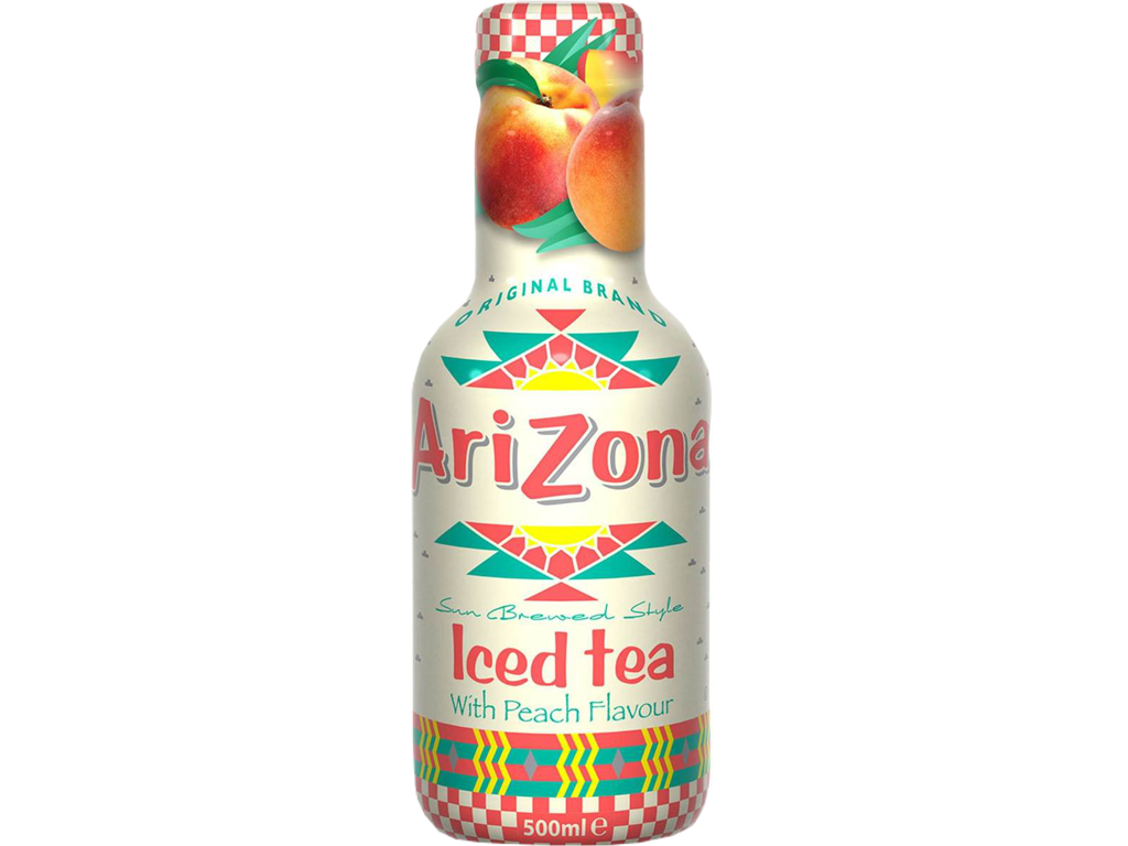 AriZona Iced Tea Peach with Peach Flavour 500 ml