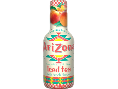 AriZona Iced Tea Peach with Peach Flavour 500 ml