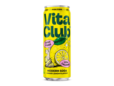 Vita Club Modern Soda Ginger Lemon Flavour 330 ml