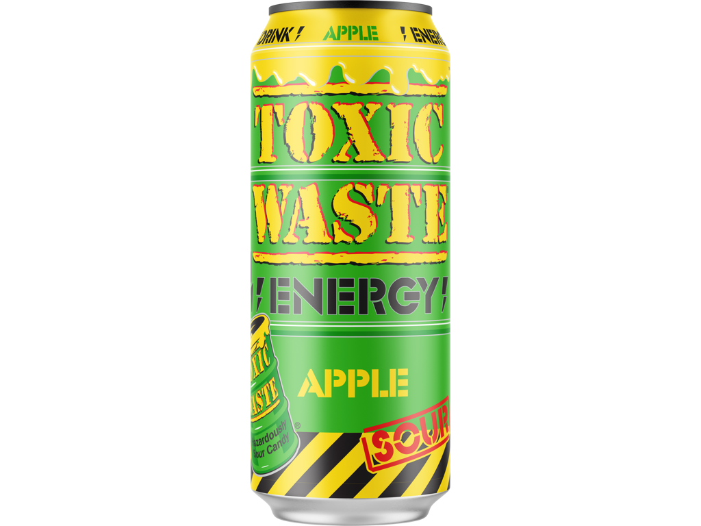 Toxic Waste Energy Sour Apple 500 ml